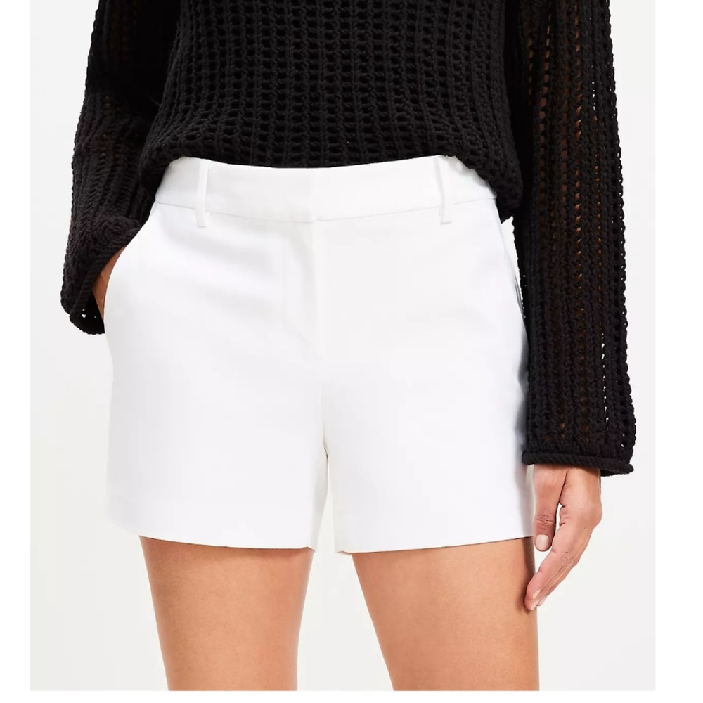 LOFT Women's Classic White Shorts